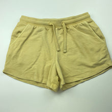 Load image into Gallery viewer, Girls Target, yellow casual shorts, elasticated, FUC, size 12,  