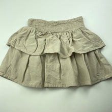 Load image into Gallery viewer, Girls Anko, viscose / cotton / linen skirt, elasticated, L: 29cm, GUC, size 8,  