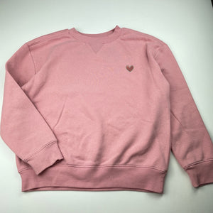 Girls Anko, pink fleece lined sweater / jumper, GUC, size 10,  