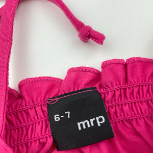 Girls MRP, pink lightweight summer top, GUC, size 6-7,  
