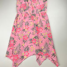 Load image into Gallery viewer, Girls Emerson, lightweight floral summer dress, EUC, size 10, L: 73cm approx