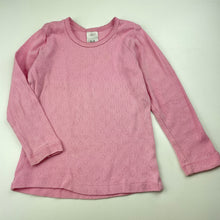 Load image into Gallery viewer, Girls Target, pink pointelle cotton pyjama top, GUC, size 2-3,  