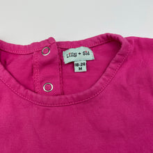Load image into Gallery viewer, Girls Lilly + Sid, pink cotton casual dress, GUC, size 2, L: 47cm