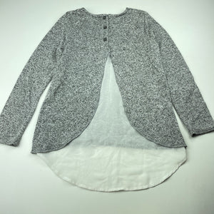 Girls Milkshake, lightweight knit long sleeve top, GUC, size 6,  
