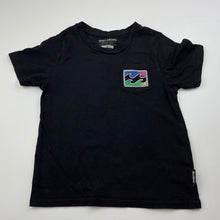 Load image into Gallery viewer, Boys Billabong, black cotton t-shirt / top, GUC, size 0,  