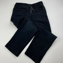 Load image into Gallery viewer, Boys Anko, black casual pants, elasticated, Inside leg: 44.5cm, FUC, size 5,  