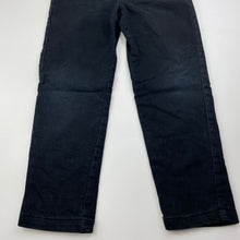 Load image into Gallery viewer, Boys Anko, black casual pants, elasticated, Inside leg: 44.5cm, FUC, size 5,  