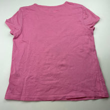 Load image into Gallery viewer, Girls Tommy Hilfiger, pink lightweight cotton t-shirt / top, EUC, size 8-10,  