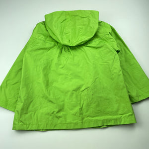 Girls Yimeiyibei, green spray jacket / lightweight coat, FUC, size 5-6,  