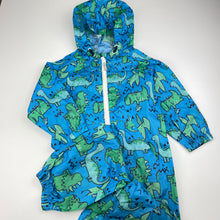 Load image into Gallery viewer, Boys Next, lightweight rain suit / outdoor playsuit, small marks upper chest, FUC, size 2,  