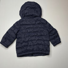 Load image into Gallery viewer, unisex Uniqlo, navy puffer jacket / coat, GUC, size 1,  