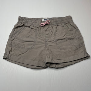 Girls Old Navy, grey lightweight shorts, elasticated, FUC, size 10-12,  