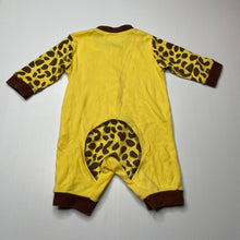 Load image into Gallery viewer, unisex Shenzen, soft cotton romper, giraffe, FUC, size 0000,  