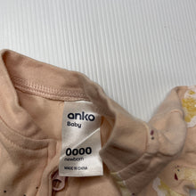 Load image into Gallery viewer, Girls Anko, soft cotton zip coverall / romper, FUC, size 0000,  