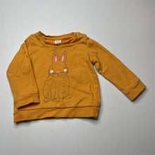 Load image into Gallery viewer, Girls Seed, cotton lightweight sweater / jumper, rabbit, light mark left cuff, FUC, size 1,  