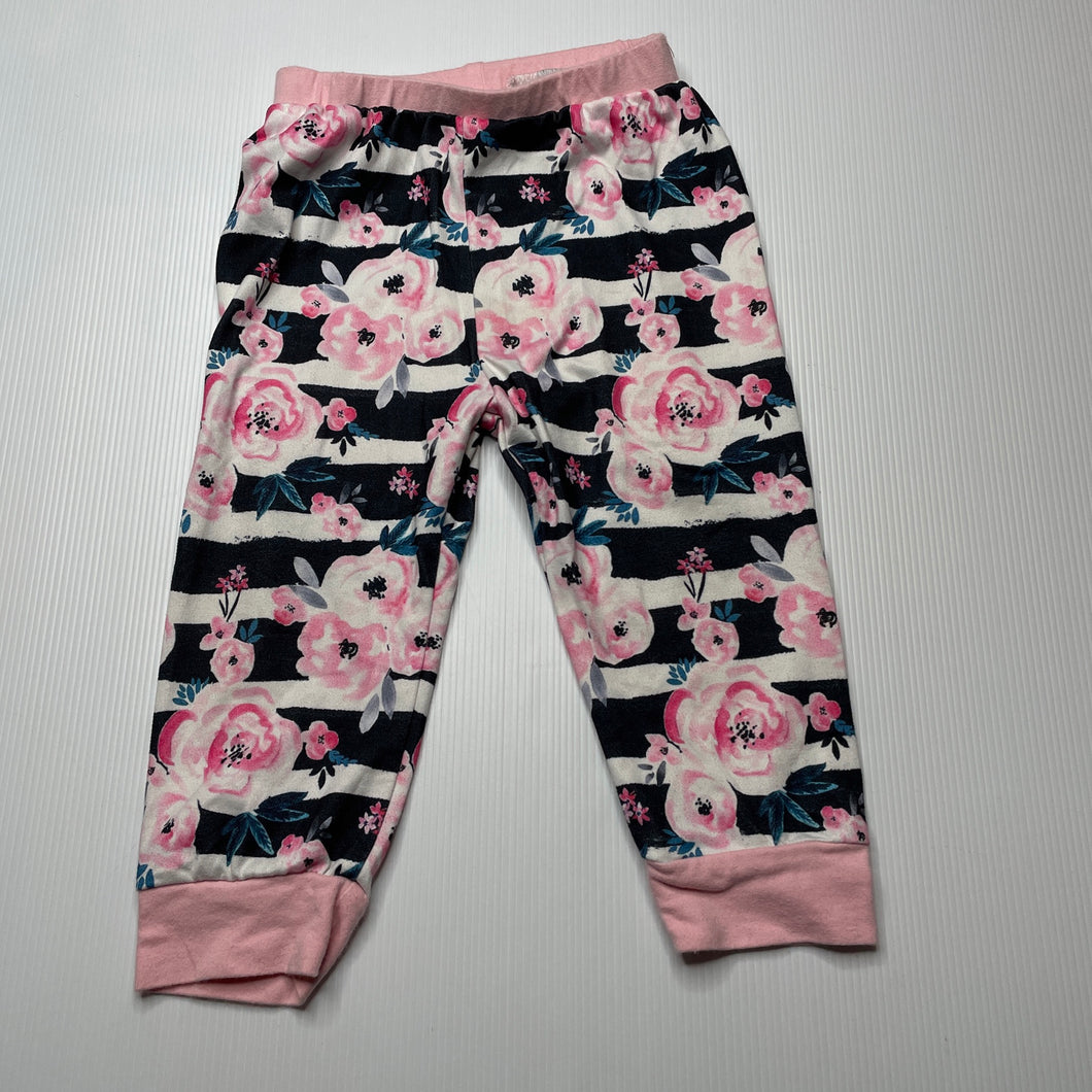 Girls ShenZhen, floral soft feel leggings / bottoms, elasticated, GUC, size 0,  