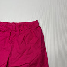 Load image into Gallery viewer, Girls pink, lightweight cotton shorts, elasticated, GUC, size 2,  