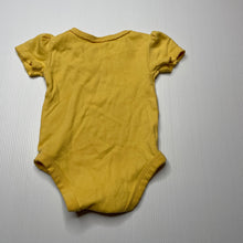 Load image into Gallery viewer, Girls Target, yellow cotton bodysuit / romper, EUC, size 000,  