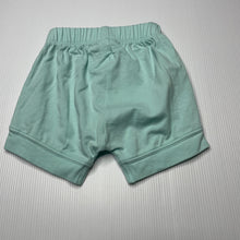 Load image into Gallery viewer, unisex Bonds, Organics lightweight stretchy shorts, elasticated, EUC, size 000,  