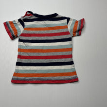 Load image into Gallery viewer, Boys Baby Biz, striped cotton t-shirt / top, EUC, size 000,  