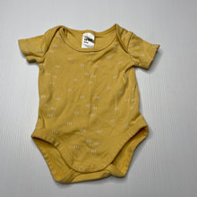 Load image into Gallery viewer, unisex Anko, yellow cotton bodysuit / romper, GUC, size 000,  