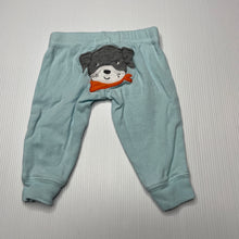 Load image into Gallery viewer, unisex Carters, cotton leggings / bottoms, dog, GUC, size 0000,  