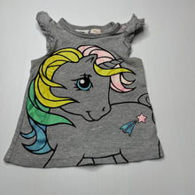 Load image into Gallery viewer, Girls My Little Pony, grey cotton top, FUC, size 2,  