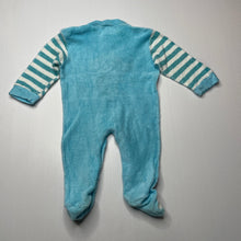 Load image into Gallery viewer, unisex vintage, terry coverall / romper, light marks, FUC, size 00,  