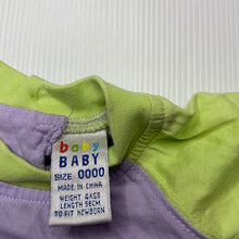 Load image into Gallery viewer, Girls Baby Baby, embroidered cotton t-shirt / top, FUC, size 0000,  