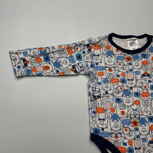 Boys Ollies Place, cotton bodysuit / romper, EUC, size 00,  