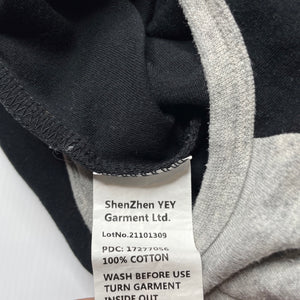unisex ShenZhen, black & grey romper, dad, FUC, size 0000,  