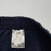 Load image into Gallery viewer, Boys Baby Biz, navy cotton shorts, elasticated, GUC, size 000,  