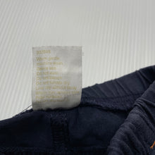 Load image into Gallery viewer, Boys Baby Biz, navy cotton shorts, elasticated, GUC, size 000,  