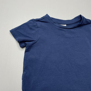 unisex Target, blue stretchy t-shirt / top, EUC, size 1,  