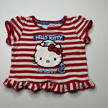 Load image into Gallery viewer, Girls San Rio, Hello Kitty soft cotton t-shirt / top, GUC, size 3,  