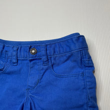 Load image into Gallery viewer, Boys GAP, blue stretch denim shorts, elasticated, GUC, size 0,  