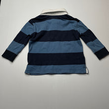 Load image into Gallery viewer, Boys Anko, striped cotton polo shirt top, FUC, size 1,  