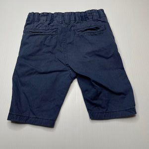 Boys Tu, blue cotton shorts, adjustable, FUC, size 1,  