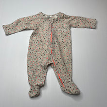 Load image into Gallery viewer, unisex Tradie Baby, stretchy zip coverall / romper, EUC, size 0000,  