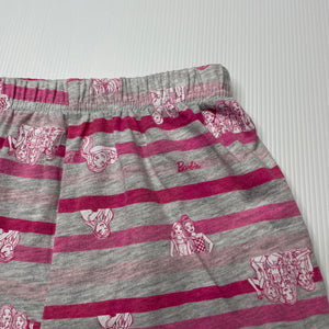 Girls Barbie, striped pyjama shorts, GUC, size 3-4,  