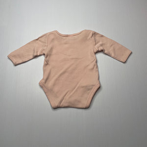 Girls Anko, soft cotton bodysuit / romper, FUC, size 0000,  