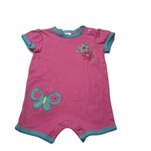 Load image into Gallery viewer, Girls Target, pink cotton romper, FUC, size 000,  
