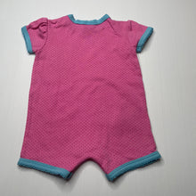Load image into Gallery viewer, Girls Target, pink cotton romper, FUC, size 000,  