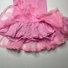 Load image into Gallery viewer, Girls pink, spliced party dress, GUC, size 1-2, L: 43cm