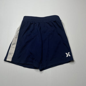 Boys Hurley, navy sports / activewear shorts, elasticated, FUC, size 4,  