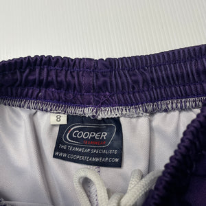 unisex Cooper TeamWear, Freemantle Dockers sports activewear shorts, GUC, size 8,  