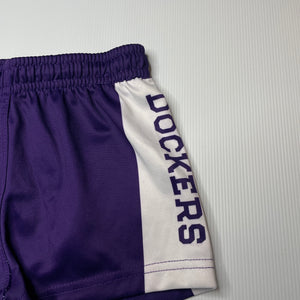 unisex Cooper TeamWear, Freemantle Dockers sports activewear shorts, FUC, size 10,  