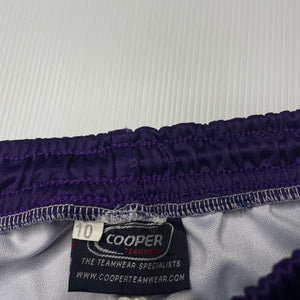 unisex Cooper TeamWear, Freemantle Dockers sports activewear shorts, FUC, size 10,  