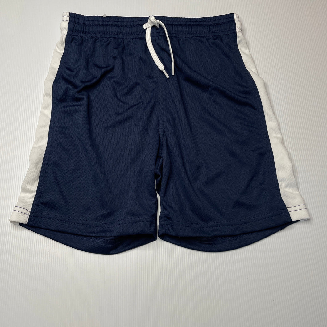 Boys H&M, navy sports / activewear shorts, elasticated, EUC, size 11-12,  