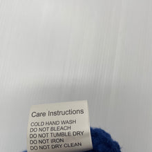 Load image into Gallery viewer, unisex blue, chunky knit winter hat / beanie, EUC, size 7-10,  